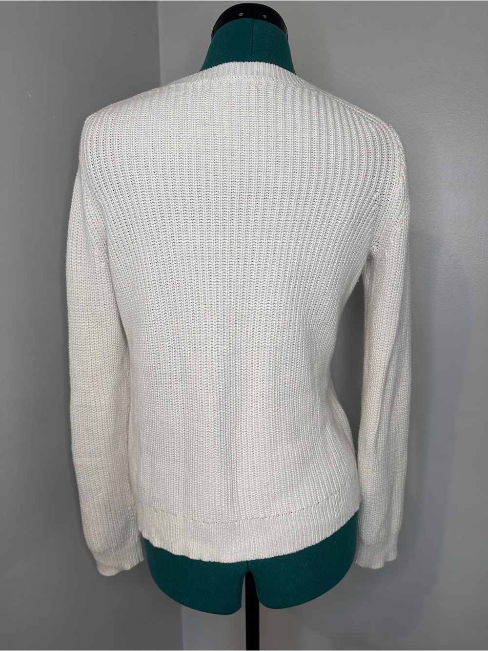 J. Crew Ivory Crewneck Sweater XS - Picture 3 of 7